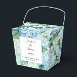 Hydrangea Print Party Trebox Presentaskar<br><div class="desc">Parti-favärderrutan visas med en hydroangea-blommigt utskrift. Anpassa det här objektet och ändra exempeltexten till din egen. Tips! Lägg till dina underbara behandlingar och lägg till lite festligt band. Licensierad bild</div>