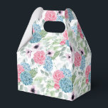 Hydrangea Print Party Trebox Presentaskar<br><div class="desc">Parti-favärderrutan visas med en hydroangea-blommigt utskrift. Anpassa det här objektet eller köp som det är. Tips! Lägg till dina underbara behandlingar och lägg till lite festligt band.</div>