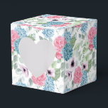 Hydrangea Print Party Trebox Presentaskar<br><div class="desc">Parti-favärderrutan visas med en hydroangea-blommigt utskrift. Anpassa det här objektet eller köp som det är. Tips! Lägg till dina underbara behandlingar och lägg till lite festligt band.</div>