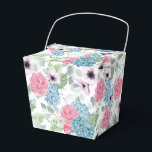 Hydrangea Print Party Trebox Presentaskar<br><div class="desc">Parti-favärderrutan visas med en hydroangea-blommigt utskrift. Anpassa det här objektet eller köp som det är. Tips! Lägg till dina underbara behandlingar och lägg till lite festligt band.</div>