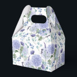 Hydrangea Print Party Trebox Presentaskar<br><div class="desc">Parti-favärderrutan visas med en hydroangea-blommigt utskrift. Anpassa det här objektet eller köp som det är. Tips! Lägg till dina underbara behandlingar och lägg till lite festligt band.</div>