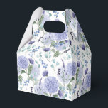 Hydrangea Print Party Trebox Presentaskar<br><div class="desc">Parti-favärderrutan visas med en hydroangea-blommigt utskrift. Anpassa det här objektet eller köp som det är. Tips! Lägg till dina underbara behandlingar och lägg till lite festligt band.</div>
