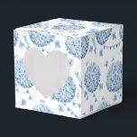 Hydrangea Print Party Trebox Presentaskar<br><div class="desc">Parti-favärderrutan visas med en hydroangea-blommigt utskrift. Anpassa det här objektet eller köp som det är. Tips! Lägg till dina underbara behandlingar och lägg till lite festligt band.</div>