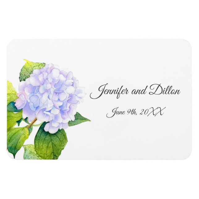 Hydrangea Rektangular  Magnet (Horisontell)