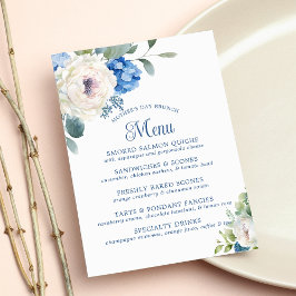Hydrangea Rose Blommig Morsdagsbrunchmeny