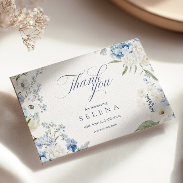 Hydrangea - tack | Visa Möhippa för blå Blommigt (Skapare uppladdad)