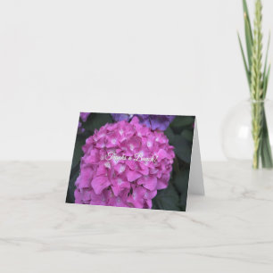 Hydrangea Tackkort