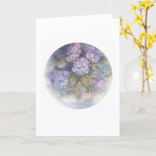 Hydrangea Tom Kort Elegant Blommig Hälsning
