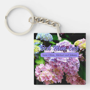 Hydrangea-trädgårdens rosa Blue lila blommigt mamm