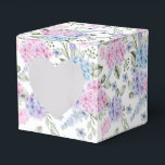 Hydrangea Tryck Festlig Presentlåda<br><div class="desc">Presentlåda för fest är visad med ett blomstertryck av hortensia. 
Anpassa denna vara eller köp som den är.
Tips: Lägg bara till dina fantastiska godsaker och lägg till lite festlig band.</div>