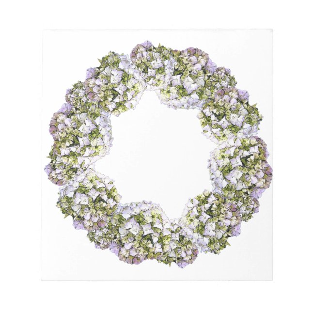Hydrangea Utandning Anteckningsblock (Framsida)