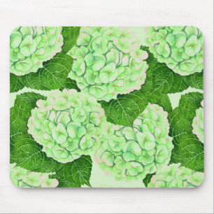 Hydrangea vattencolor mönster musmatta