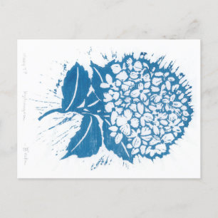 Hydrangea vycard vykort