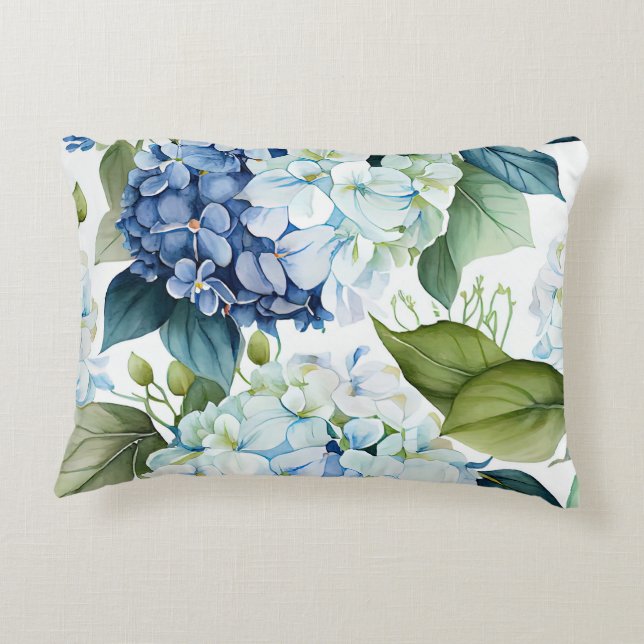Hydrangeas accent Pillow Prydnadskudde (Baksidan)