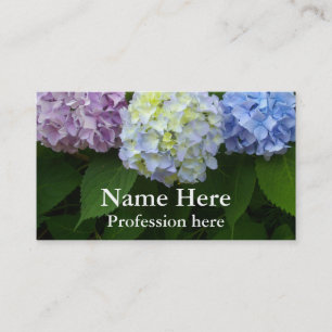 Hydrangeas - affärskort visitkort
