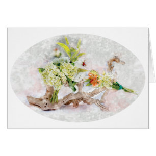 Hydrangeas Bella Watercolor Design by Ana Berger Hälsningskort