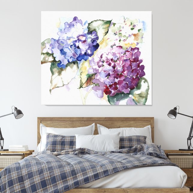 Hydrangeas Canvastryck (Insitu (sovrum))