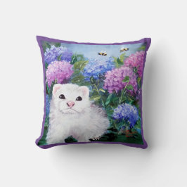 HYDRANGEAS FERRETS OCH BES DEKORATIV KUDDE