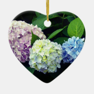 Hydrangeas Julgransprydnad Keramik
