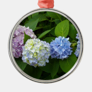 Hydrangeas Julgransprydnad Metall