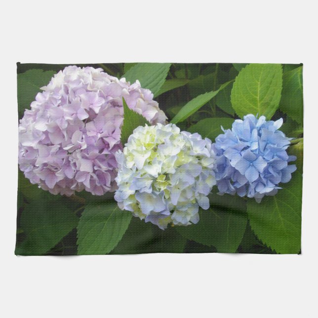 Hydrangeas Kökshandduk (Horisontell)