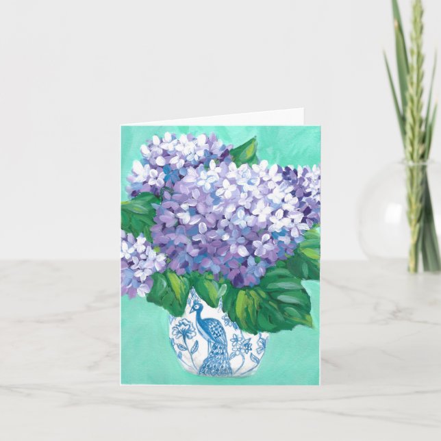 Hydrangeas Lugano Kort (Framsida)