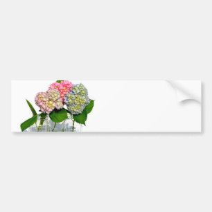 Hydrangeas och Mason burk Bildekal