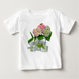 Hydrangeas och Mason burk Tee Shirt