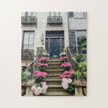 Hydrangeas på Gordon Street | Savannah Puzzle