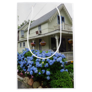Hydrangeas på hörnet - Martha's Vineyard