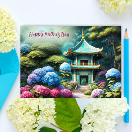 Hydrangeas Pagoda World Mors dag Kort