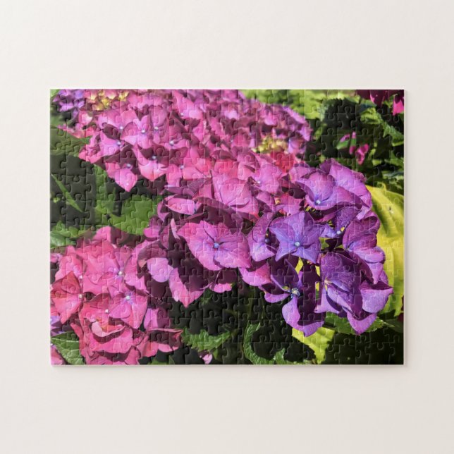 Hydrangeas Pussel (Horisontell)