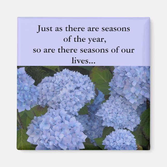 Hydrangeas Seasons of our Lives Magnet (Framsidan)