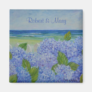 Hydrangeas vid Bröllop Magnet