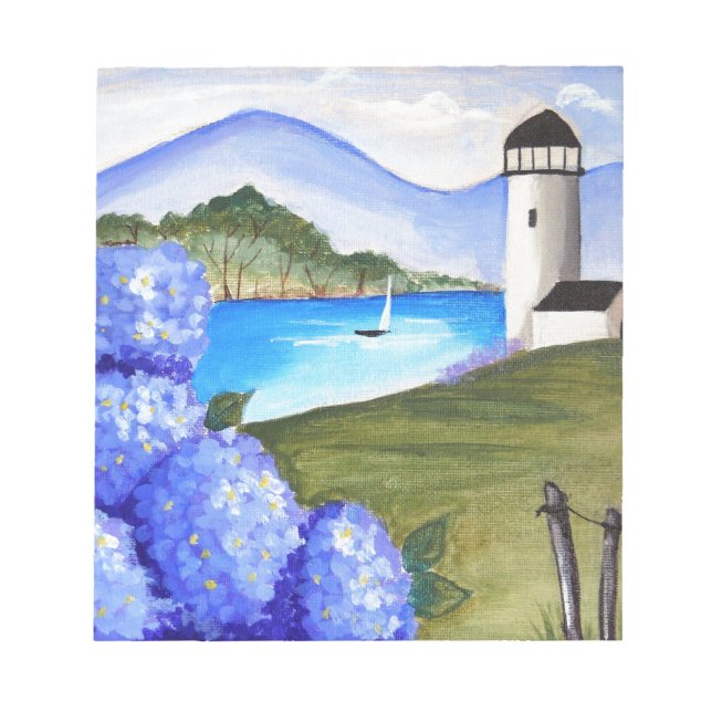 Hydrangeas vid segmentet anteckningsblock (Framsida)