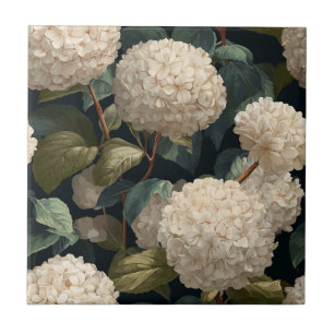 Hydrangeasplattan för färgstark Vintage för hållba Kakelplatta