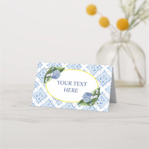 Hydrangeus Blue Tile Food Tält Place Lojalitetskort