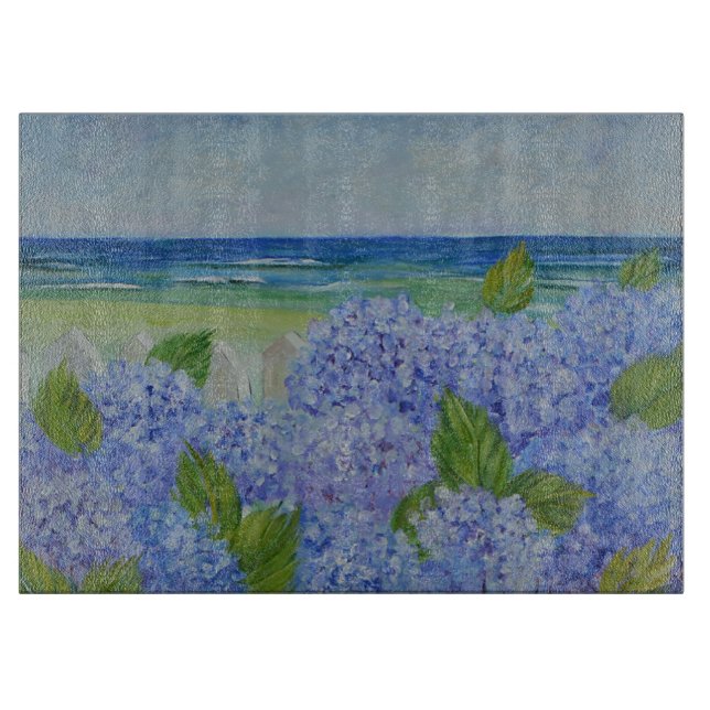 Hydrangeus by Sea Glass Cutter Board (Framsidan)