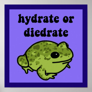 Hydrat- eller diedratgrodd poster