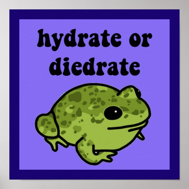 Hydrat- eller diedratgrodd poster (Framsidan)