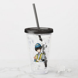 Hydratation im Stil des Manga-Arbeitsschutzexperte Take Away Mugg
