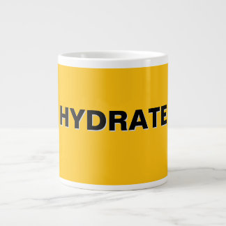 HYDRATE Logotyp Gul Jumbo Mugg