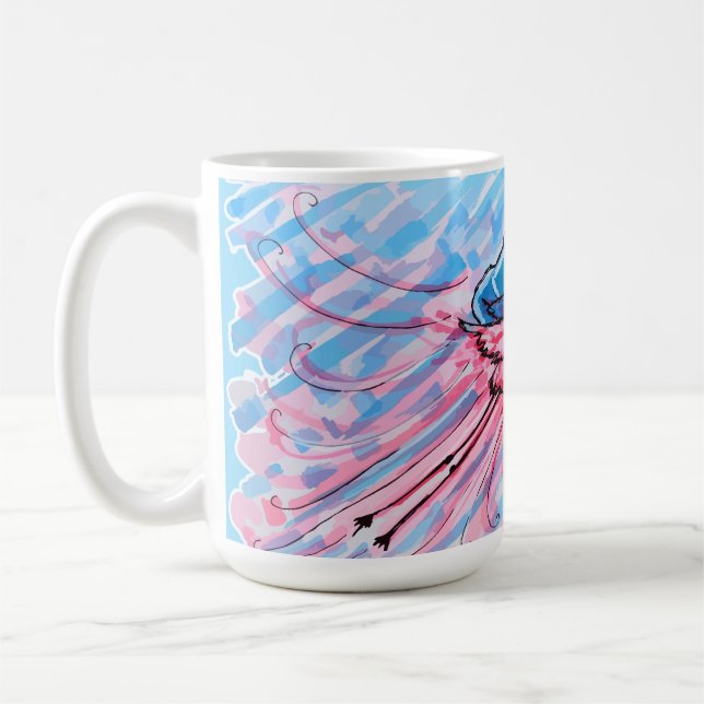 Hydrated Flamingo Kaffemugg (Vänster)