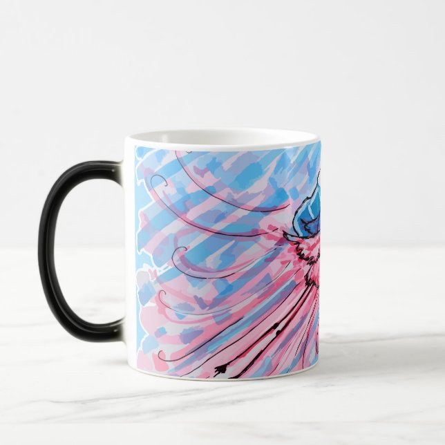Hydrated Flamingo Magisk Mugg (Vänster)