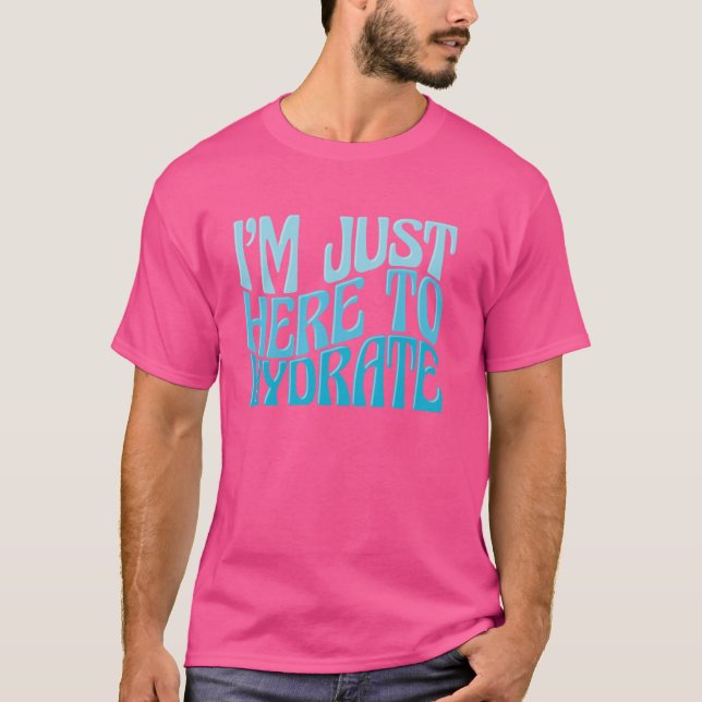 Hydration Spe för den populationsinstruktion som a T Shirt (Framsida)