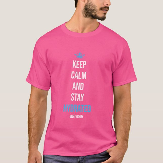 Hydration Specialist Team Manager Hydrated Footbal T Shirt (Framsida)