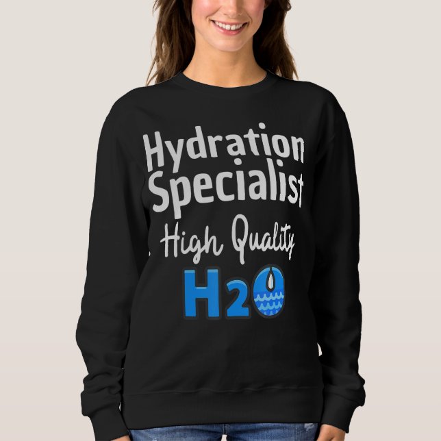 Hydrationschef H2o Waterboysteam Manager T Shirt (Framsida)