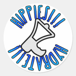 Hydrationstickers. Runt Klistermärke