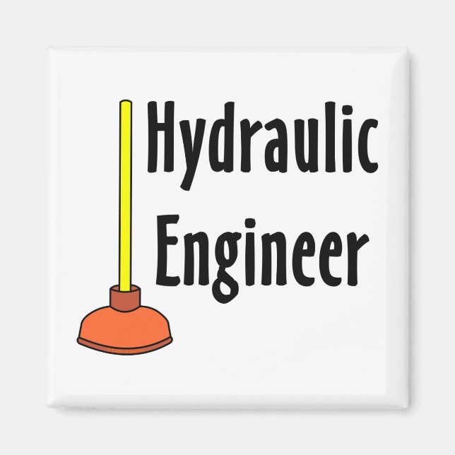 Hydraulisk kolv av Ingenjör Magnet (Framsidan)