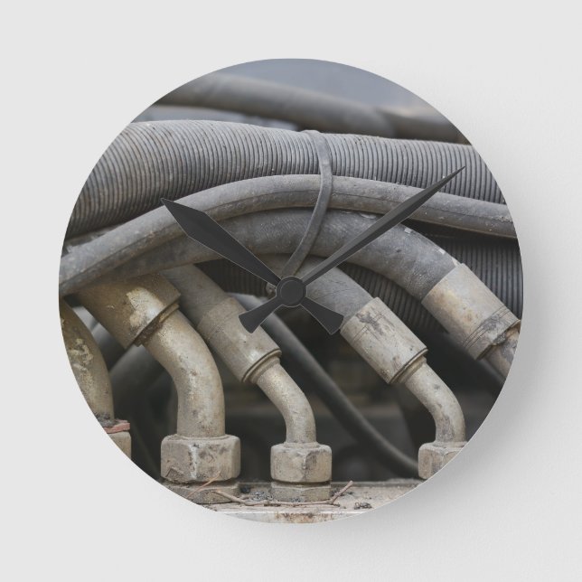 Hydraulisk utrustning rund klocka (Framsida)